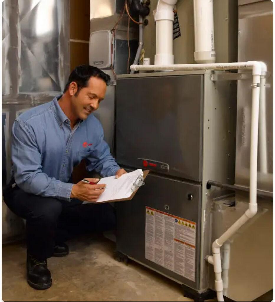 A furnace repairman.