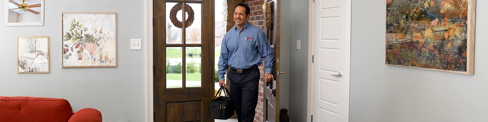 HVAC Contractor Near Me - HVAC Contractor at Home Entryway